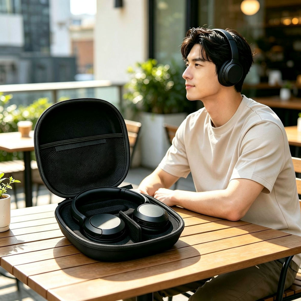 Kotak Penyimpanan Anti Bentura - Sony Headphone Wh-1000Xm5 ulasan dan harga