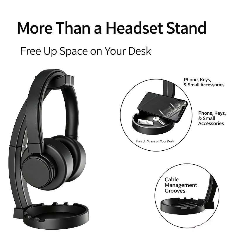 Rak Penyimpanan Headphone deng - Headphone Stand Desk ulasan dan harga