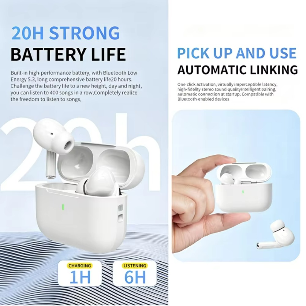 2028 Headset Bluetooth A7 Pro  - Earbuds Charging Case ulasan dan harga