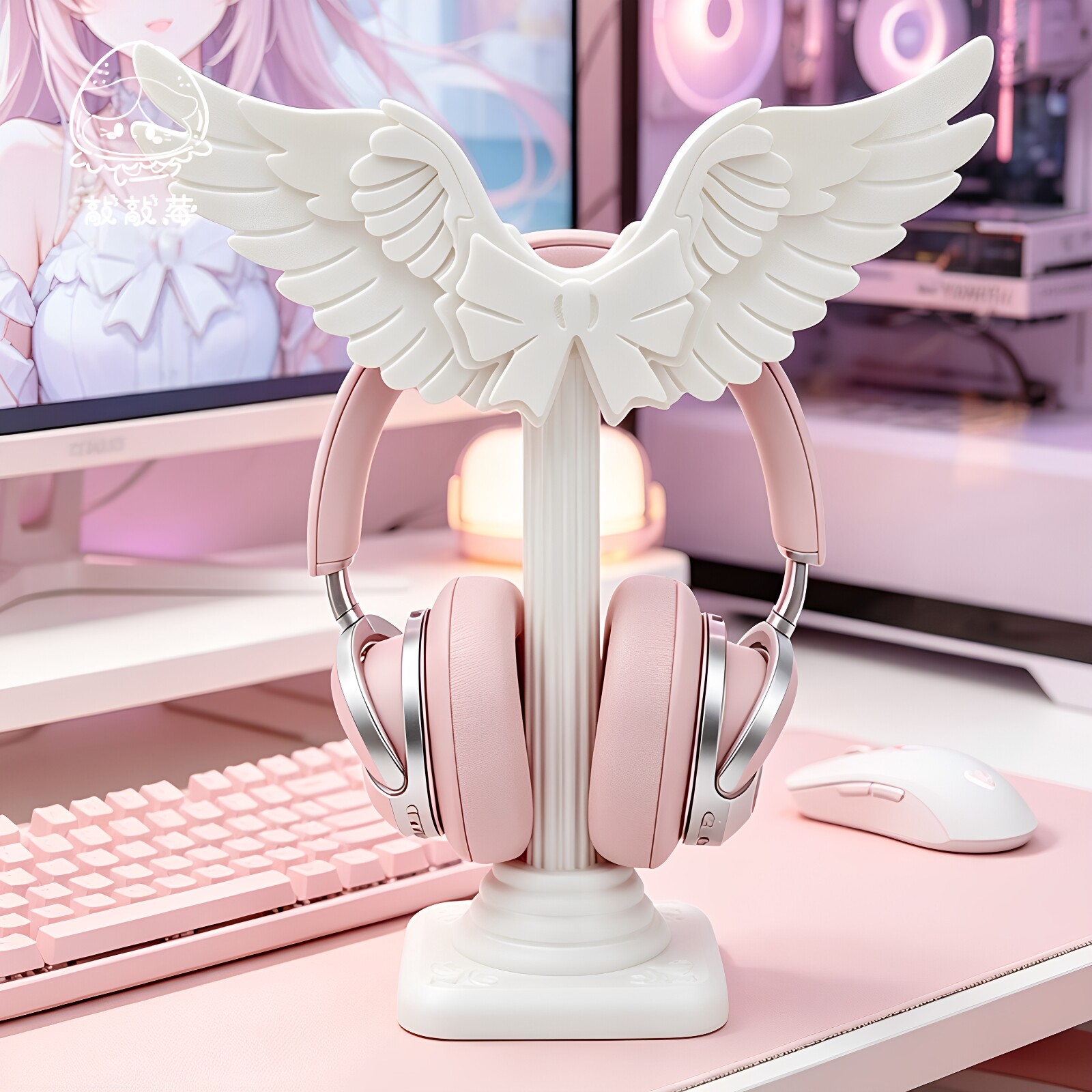 Penyangga Headset Bentuk Sayap - Headphone Stand Desk ulasan dan harga