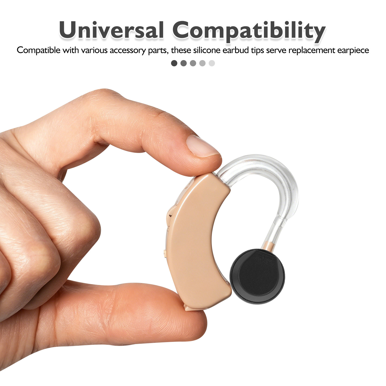 Ujung Telinga Alat Bantu Denga - Silicone Ear Tip Replacement ulasan dan harga