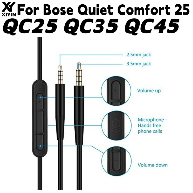 Kabel Audio Headset dengan Jac - Bose Headphone Qc45 ulasan dan harga